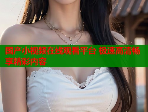 国产小视频在线观看平台 极速高清畅享精彩内容