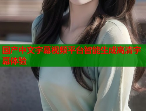 国产中文字幕视频平台智能生成高清字幕体验